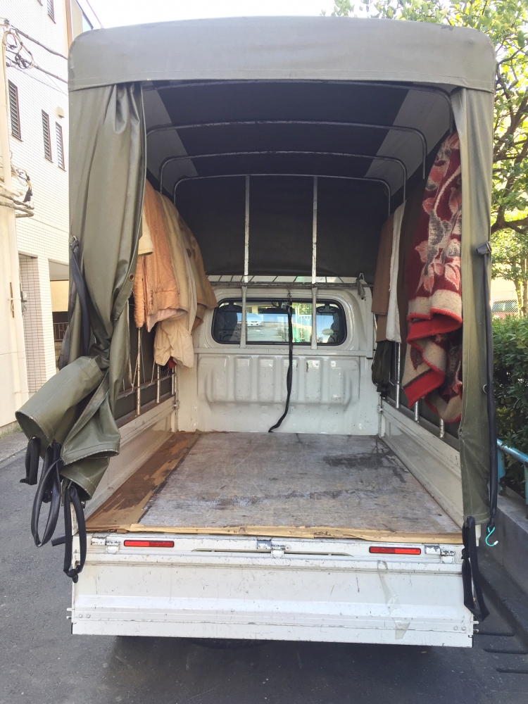 不用品回収の積み放題軽トラック